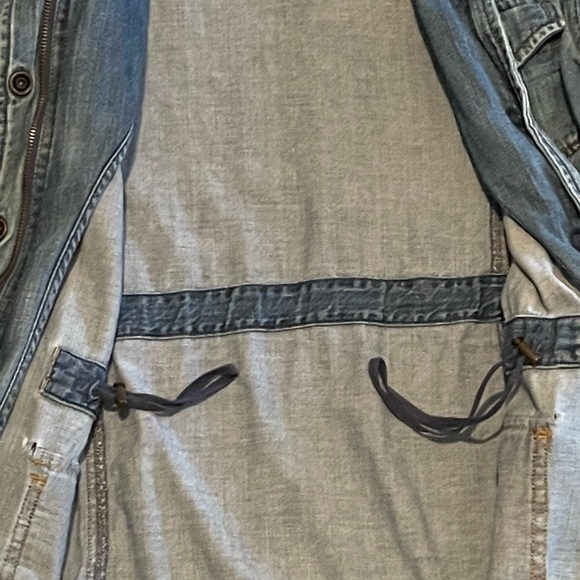 Jones of New York Sport Womens Denim Utility Jacket - Picture 5 of 5